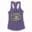Straight Outta Alwarpet Women's Racerback Tank in Solid Purple Rush Color